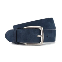 Фабричный популярный мужские синего цвета в ретро-стиле с эффектом потертости и ремешком из натуральной кожи от известного бренда по индивидуальному заказу с регулируемой квадратной металлической пряжкой