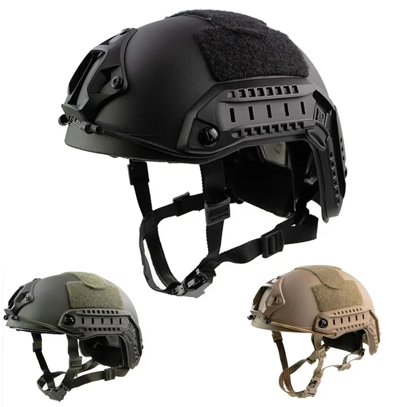 TJ UHMW-PE& Kevlar/Aramid Material Helmet gear Full protection ballistic defense fast helmet aor2 3a