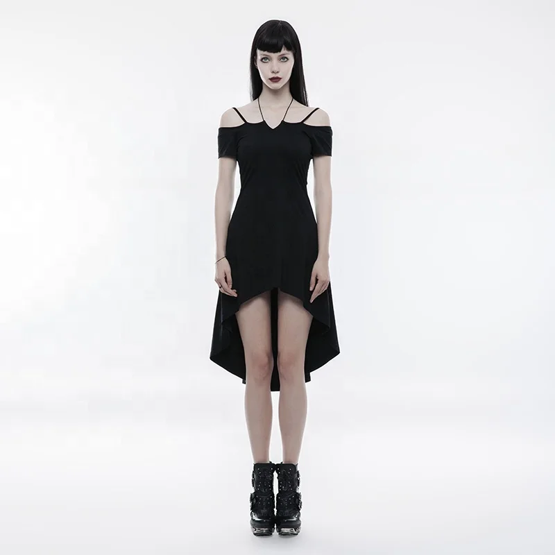 
OPQ-246 PUNK RAVE strapless sexy deep V design dresses women clothes female dress 