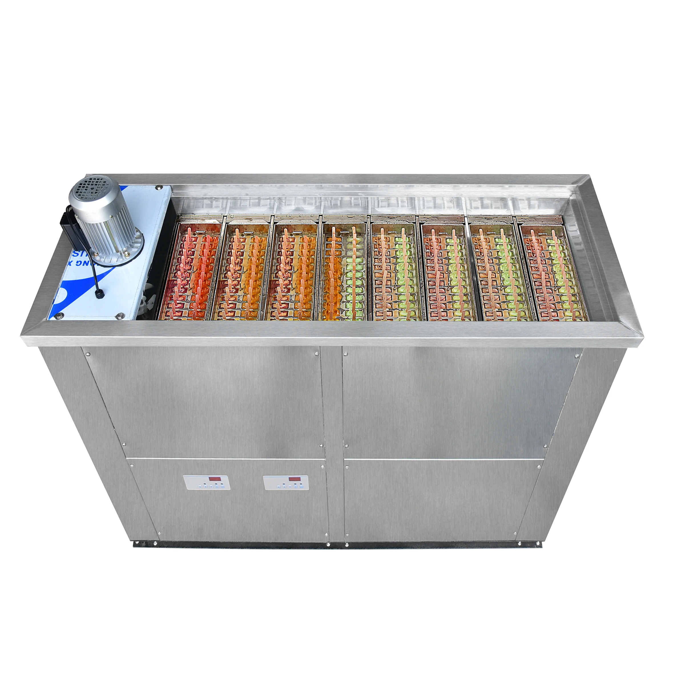 8 Molds Brazil style ataforma quicky freezing ice lollipop popsicle machine/ice lolly making machine/popsicle making machine