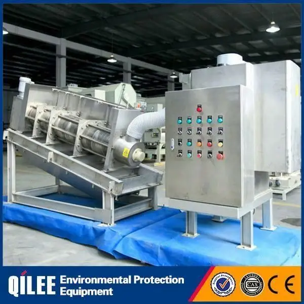 Automatic Sludge Press Screw Dewatering Machine In Oil Industry