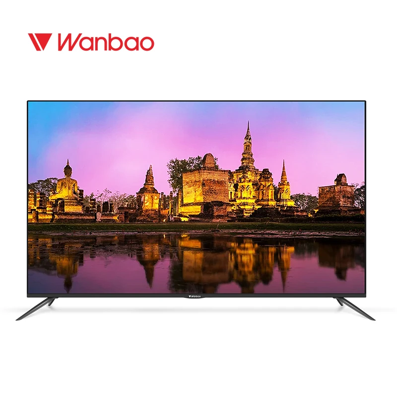 Тонкий телевизор 58 дюймов 4K Ultra-HD DLED Smart TV с версией Android