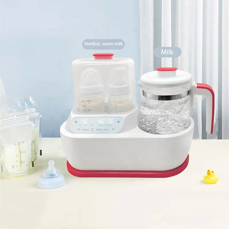 Premium warm electric feeding portable warmer baby bottle heater with milk dispenser