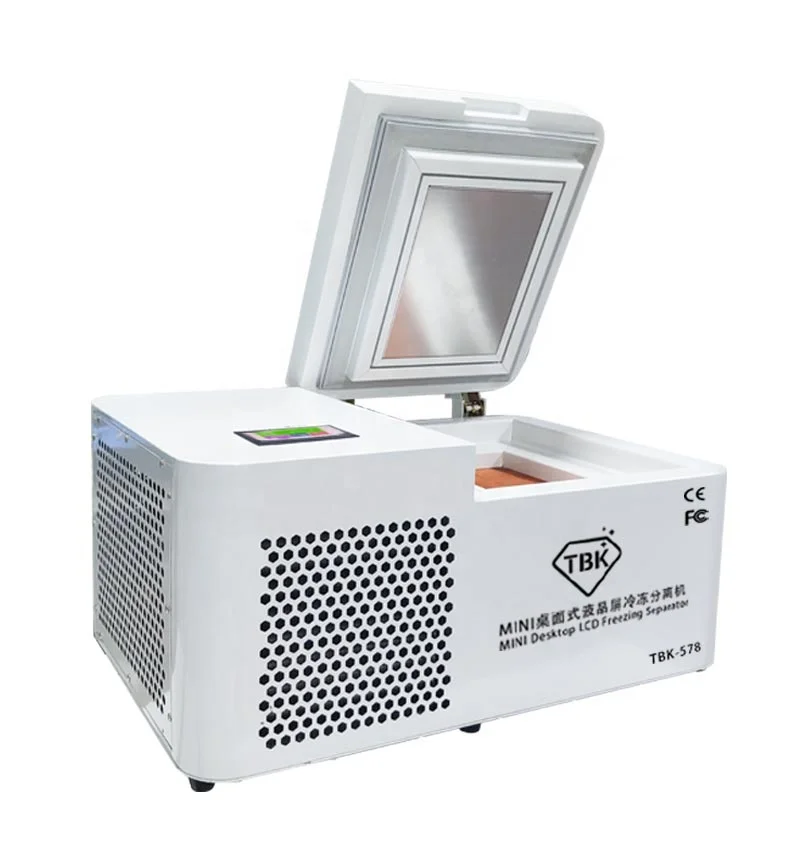 Tbk578 moblie phone touch back glass repair frezer separator machine for samsung iphone x
