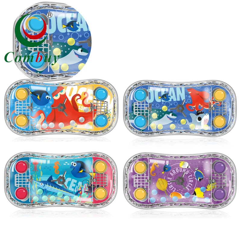 Handheld toy plastic classic new clear mini toss ring water game