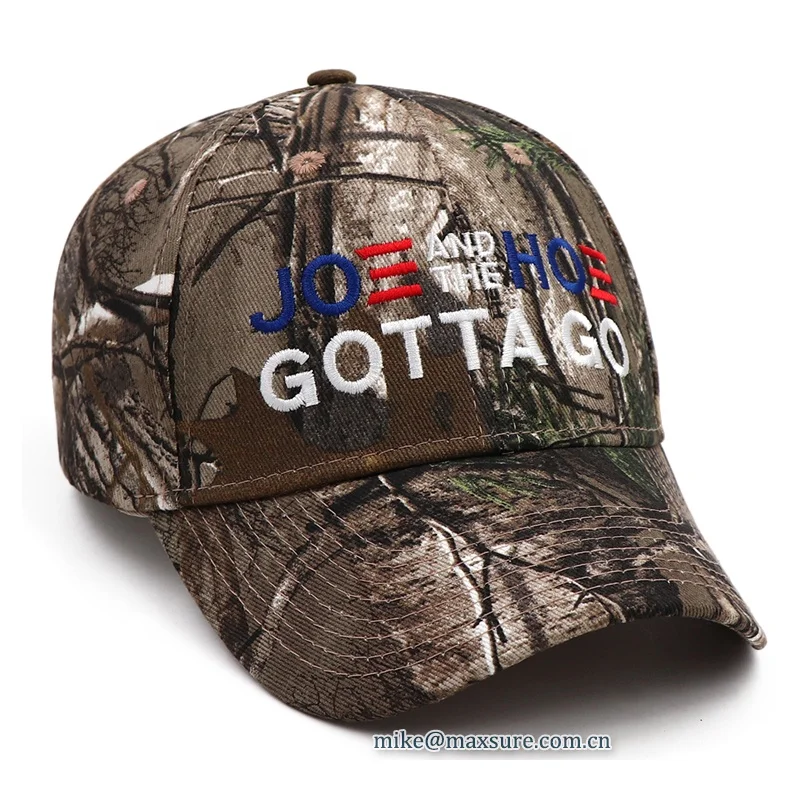 Camo USA Voting Baseball Hat Jo and ho Gotta Go Custom Election Campaign Baseball Cap