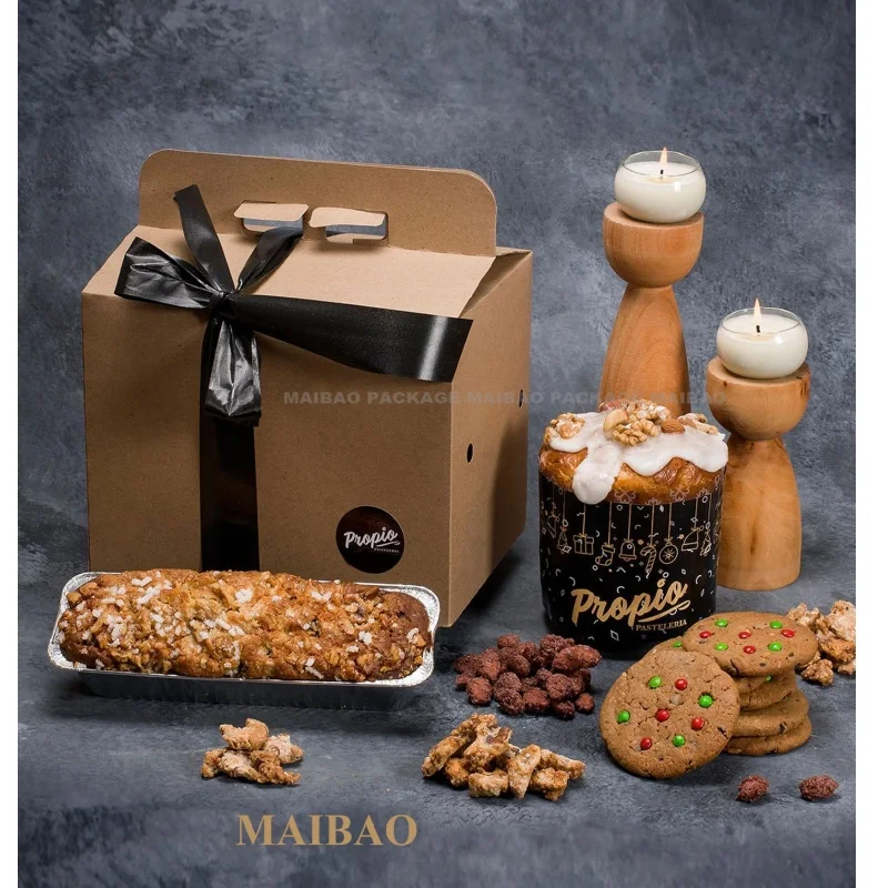 Дешевые однослойные упаковочные коробки для сладкого хлеба Panettone