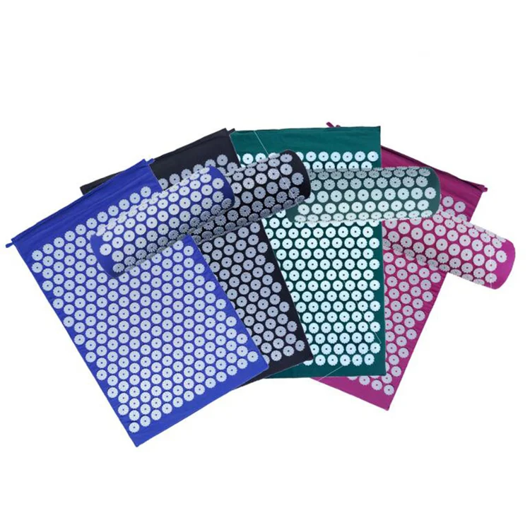 Acupressure Mat Foot Massage Acupuncture Mat And Pillow Set