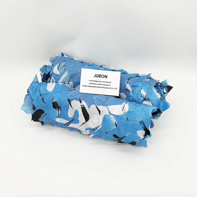 100 g/m2 Marine blue camouflage net green decorative net anti-aerial photography camouflage sunshade net