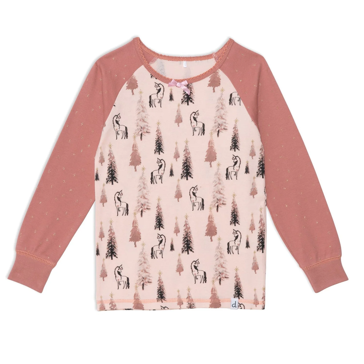 OEM Long sleeve halter girls pajama set 100% organic cotton interlock kids pajamas Custom comfortable soft suitable Kids pajama