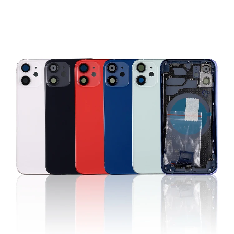 Accessories Wholesale For Iphone 12 Pro Mini Original Battery Back Cover Housing Replacement For Iphone 12 Mini Back Cover Glass