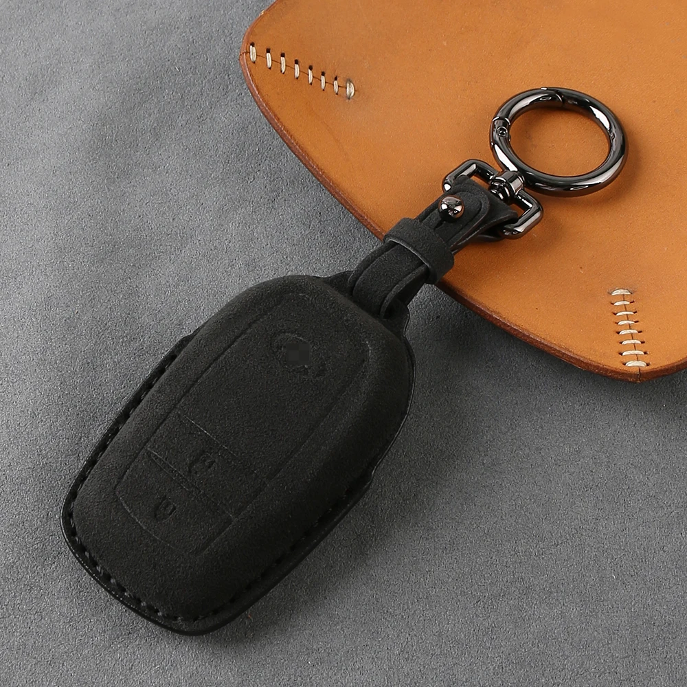 New Design High quality Aluminum Alloy Leather Car Key Cover For Honda Leather Key Cover