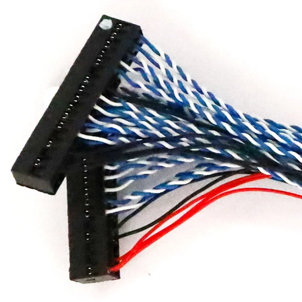 LVDS 30 Pin to 51 Pin LCD Monitor Assemble Flexible TV Cable