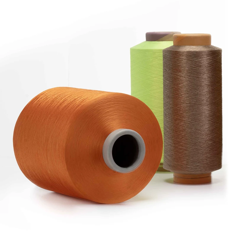 Promotion Eco Friendly dope dyed polyester dty yarn for knitting