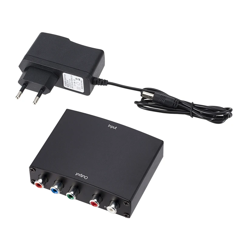 HDMI Converter to 5RCA (YPbPr)  720P /1080P for multimedia HDMI to YPbPr Component 5RCA (YPbPr) + Analog Audio(R/L) RAC