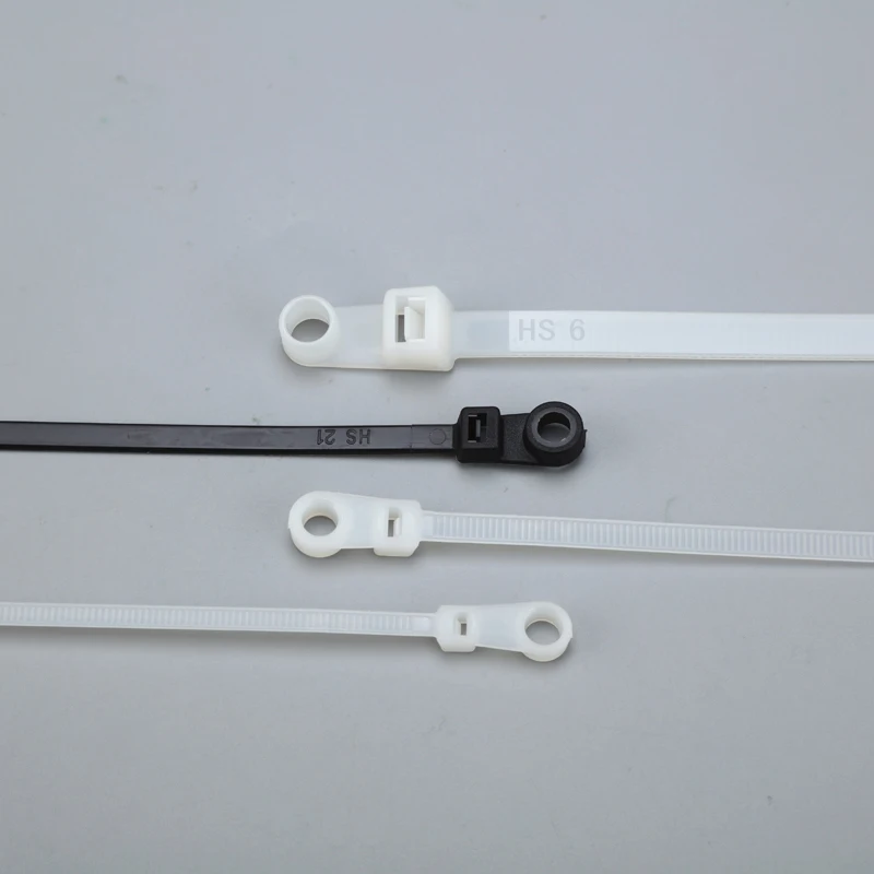 Mountable Cable Ties( mountable head cable ties, nylon cable ties)