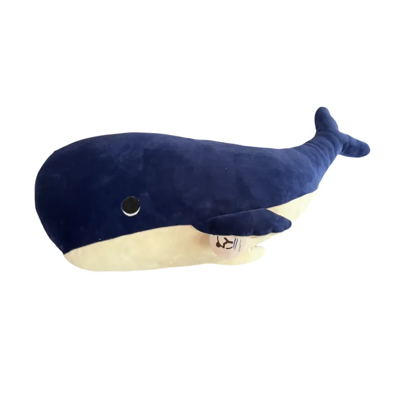 New Arrival Custom Baby Blue Whale Shark Pillow Ocean Fish Plush Toy Stuffed Animals Plush Whale