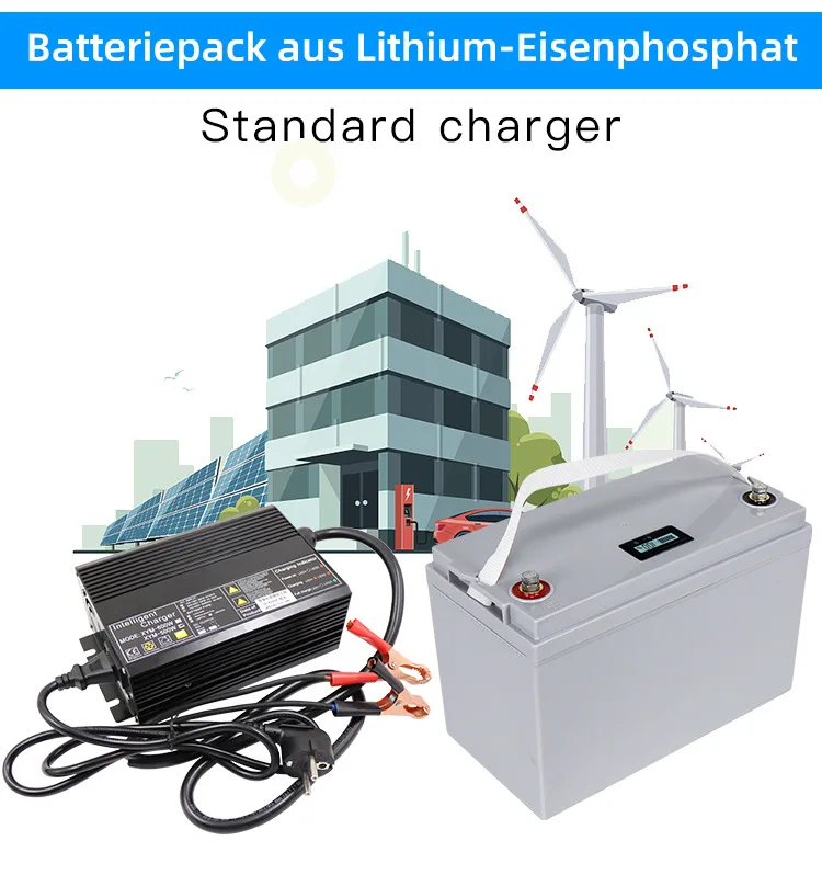 Cheap 12V 100Ah Deep Cycle BMS Lifepo4 Lithium Ion Battery High Efficiency Lithium Ion Phosphate Battery Pack for Golf Carts