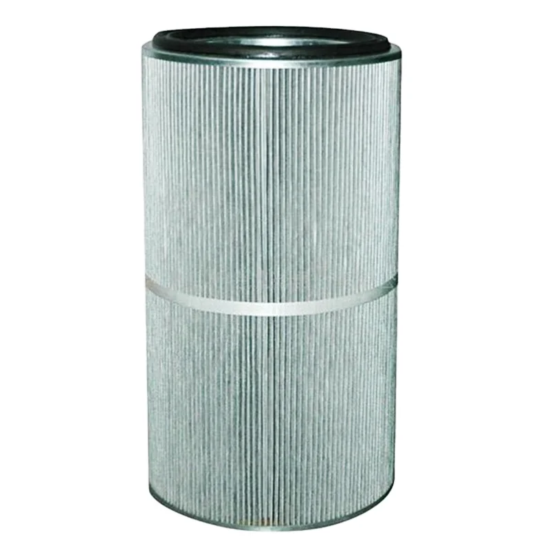 PTFE pleated stainless steel filter cartridge cartridge filter pleated 0.4 micron  for industrial flue gas filtration