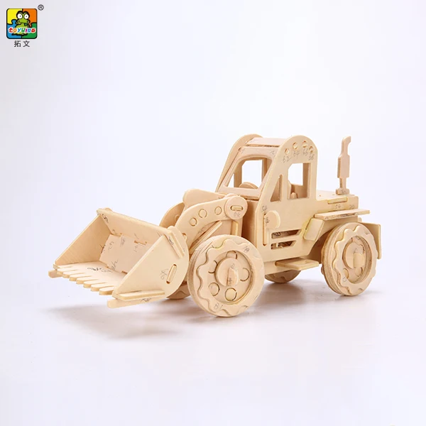 Excavator Toy Vehicle Truck Model Pull Back Metal Construction Truck Bulldozer Toy Wooden DIY boy Birthday party Gift Collection