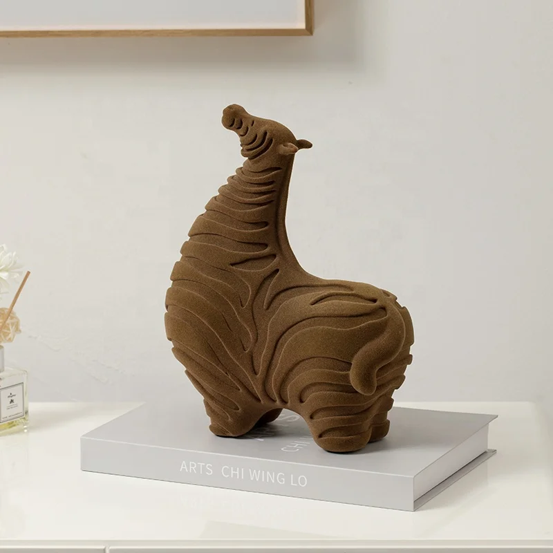 resin crafts animal table ornament toys for vintage bedroom home decoration