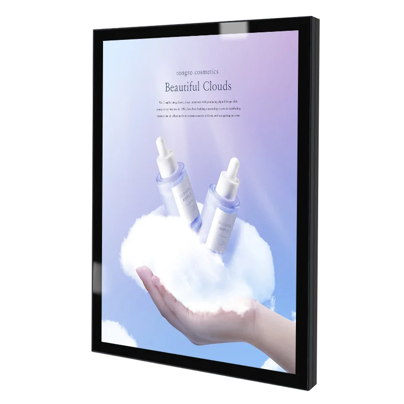 Shop Window Hanging Cosmetics Photo Light Box Magnet Panel