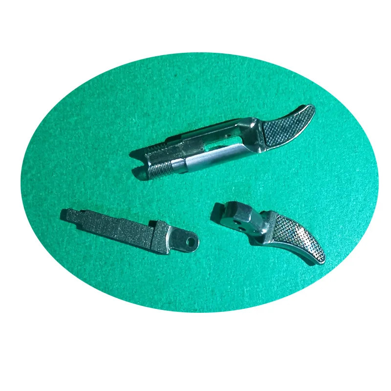 Эндоскопический лапароскопический держатель иглы с изогнутой левой челюстью 5*330 мм держатель иглы для лапароскопической хирургии