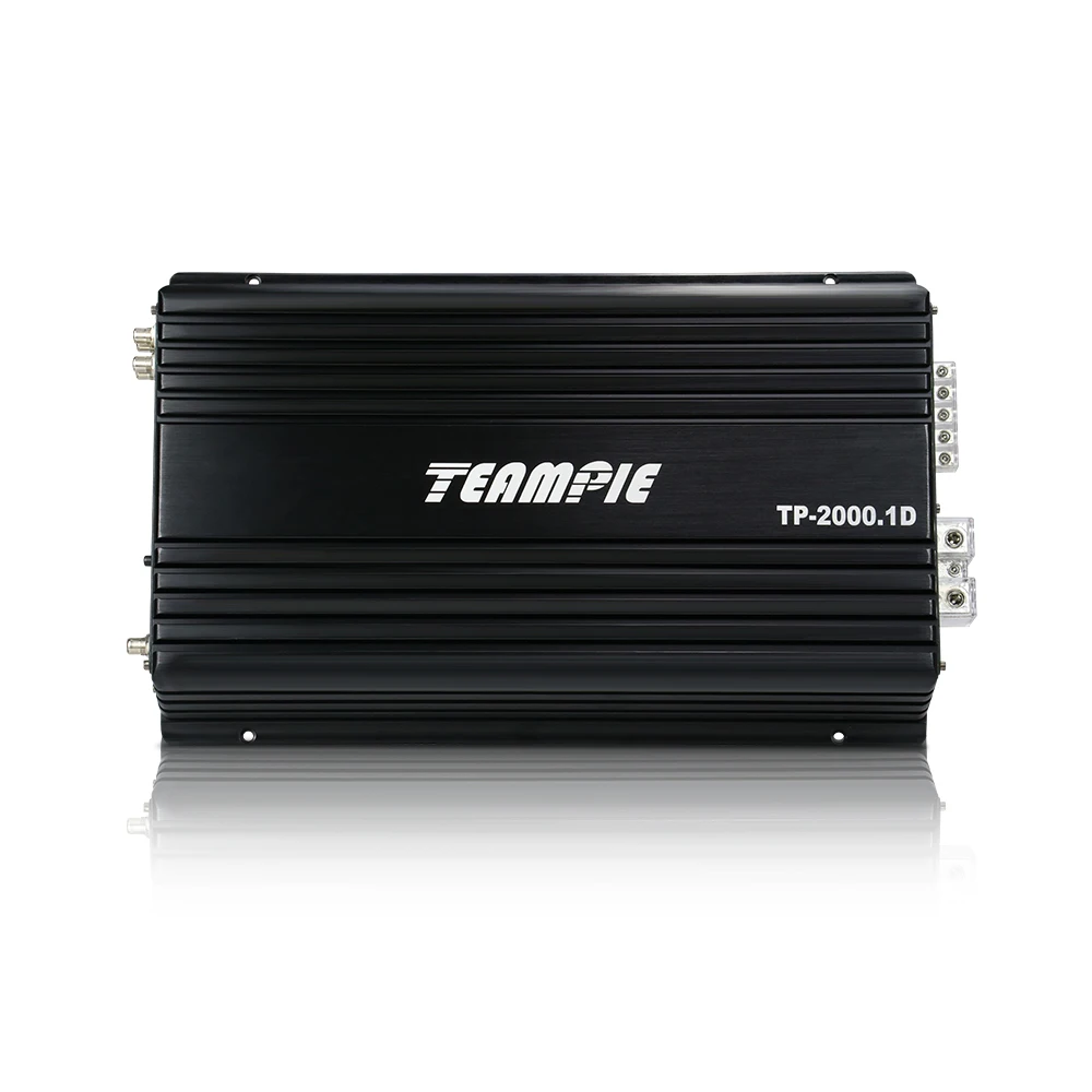 Teampie High Power Class D Monoblock Car Power Amplifier With Stable At 1ohm For Competition TP-2000.1D
