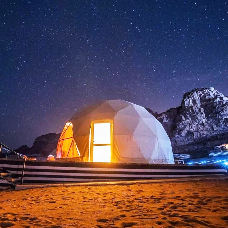Russia 20ft Glamping Dome Tent With Stove