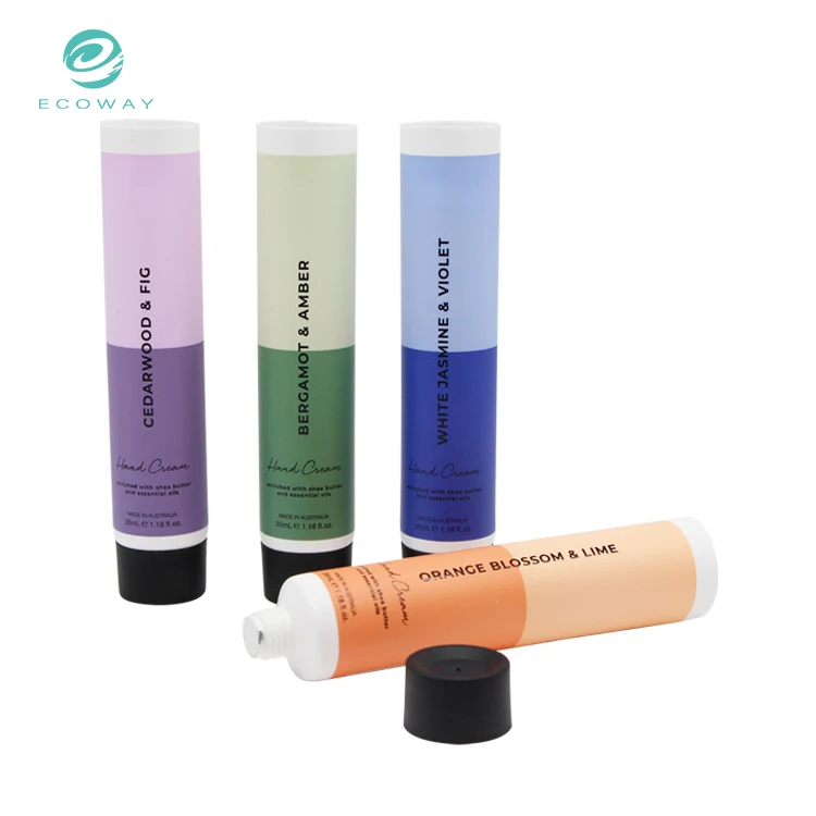 Colorful Plastic Cosmetic Hand Cream Packaging Tubes