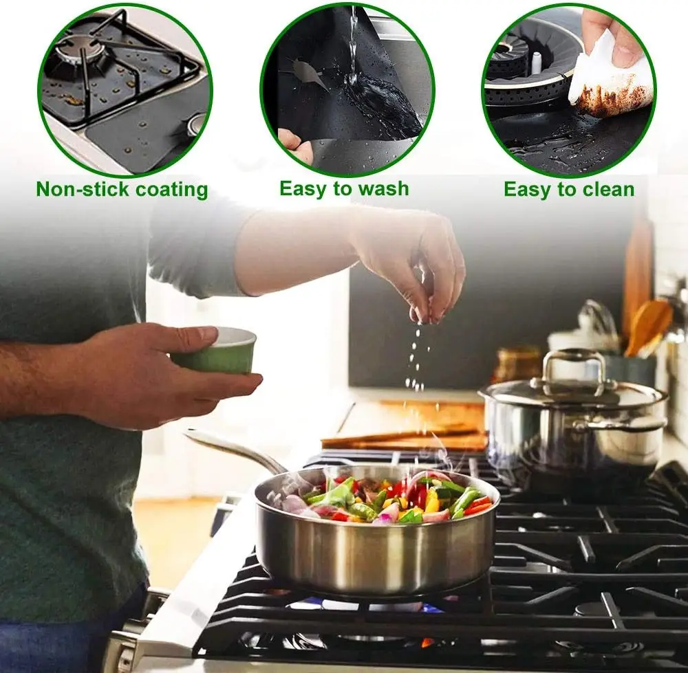 Stock Available stove protection burner cover silicone gas stove burner covers four burner gas stove with cover
