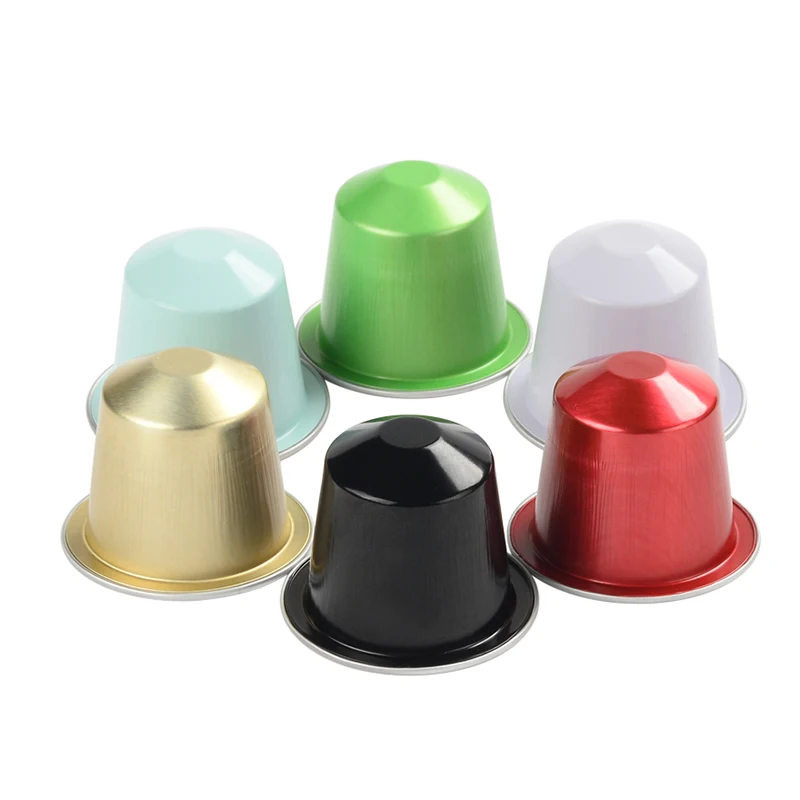
15 ml China High quality nespresso pod empty coffee capsules with lids 