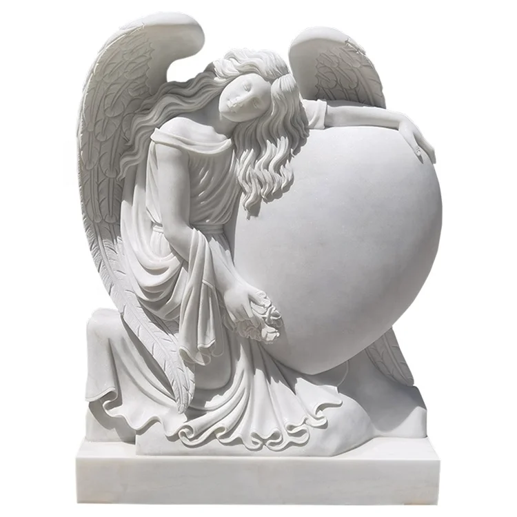 Double-heart-black-granite-headstone indian granite headstone tombstone marble monument angel headstone