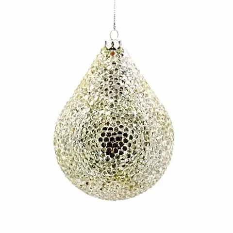 Zhengtian Custom Acrylic Beads Drop-shaped Christmas Ball Ornament Xmas Hanging Tree Decorations for Home Party Decor