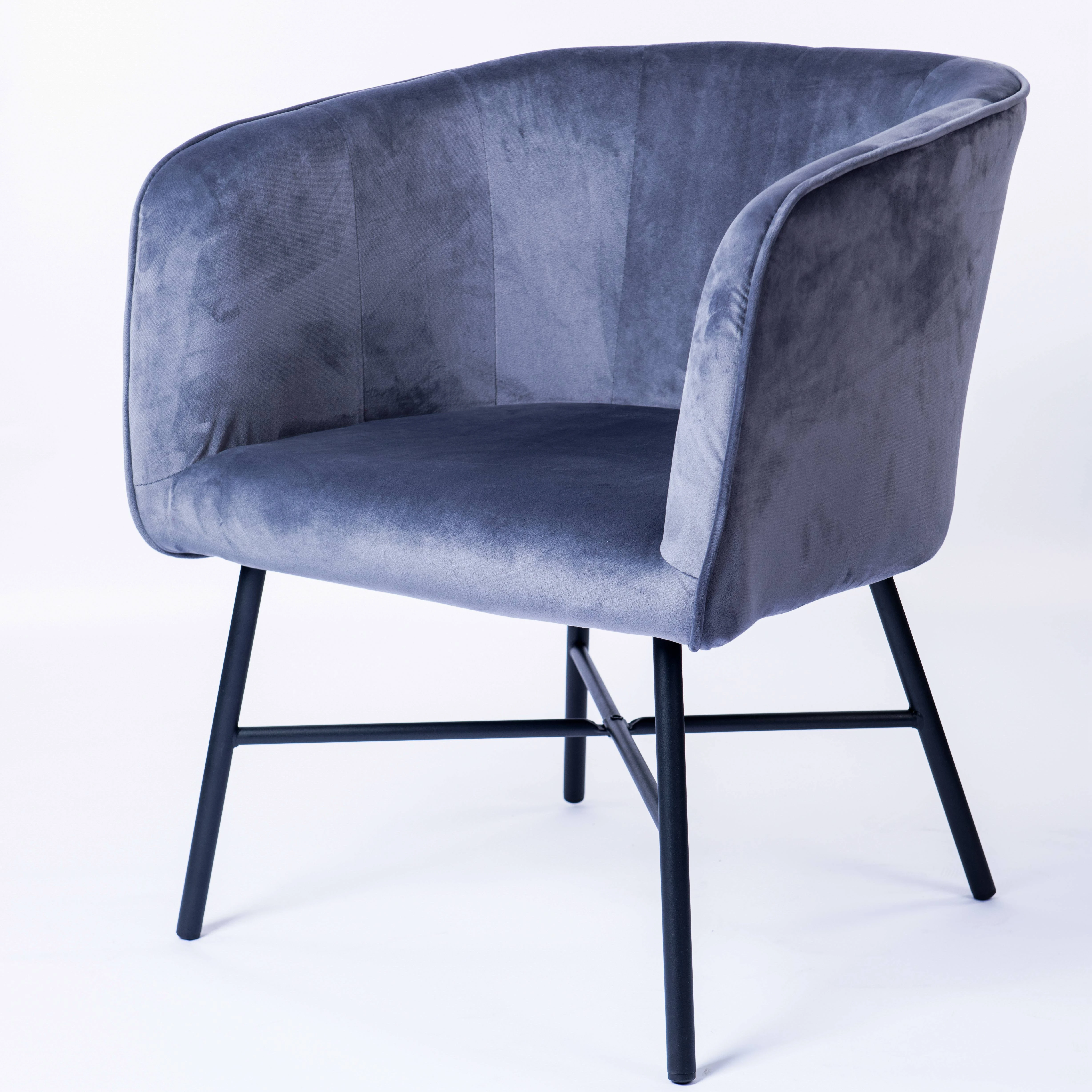 Widely Used Superior Quality Luxury Velvet Upholstered Arm Leisure Sofa Chair