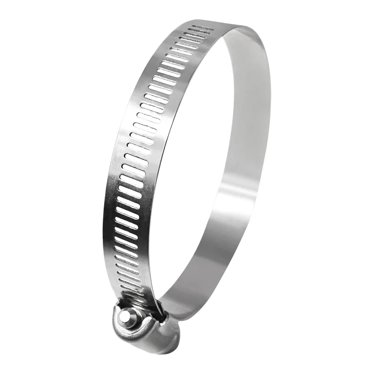 Stainless Steel American Hose Clamps 8mm-160mm Adjustable Clip 12.7mm Band Width Zebra Worm Gear Screw  metal clamps