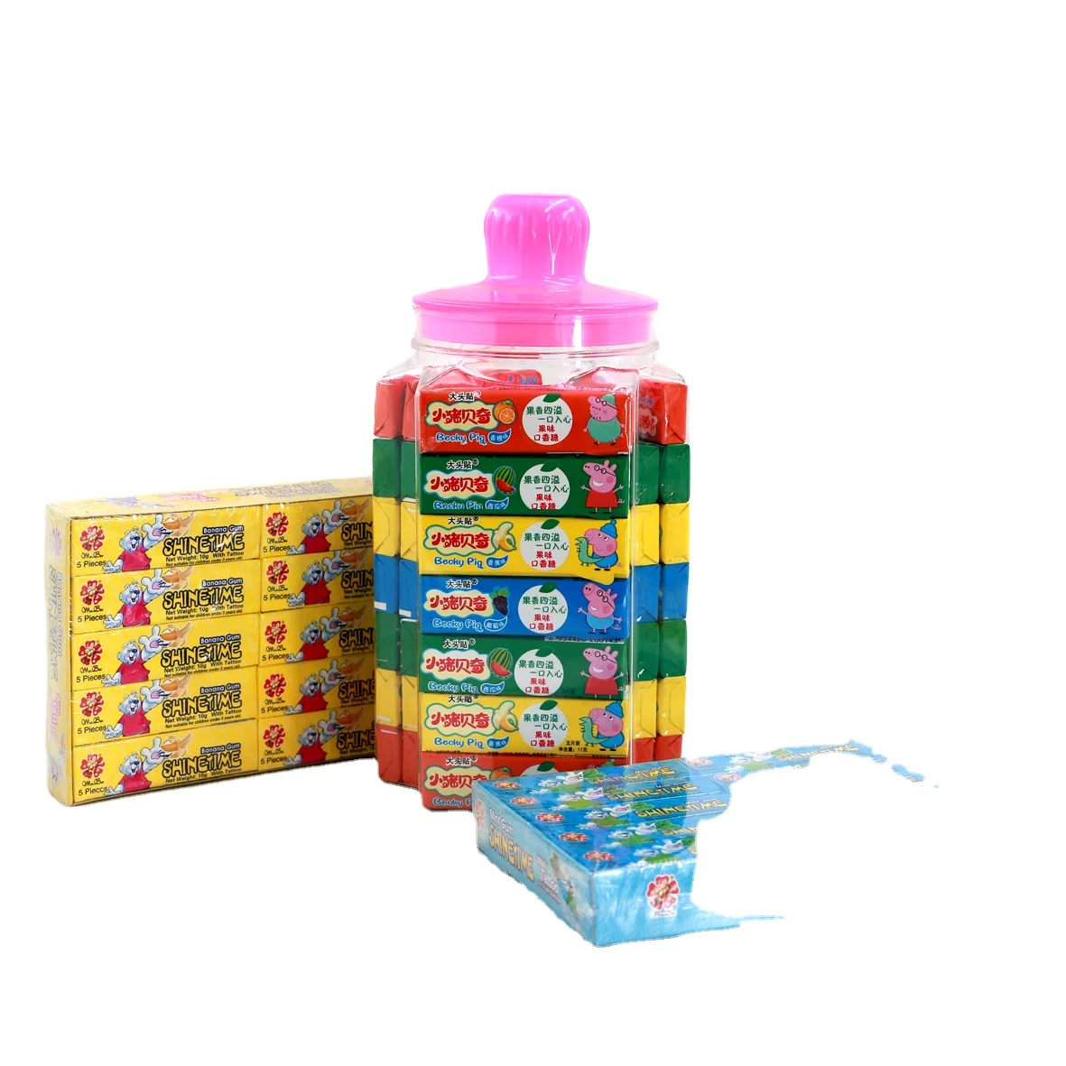 Chewing Gum Sweet Candy Packing Bottle with Cheap Price Fruity Factory