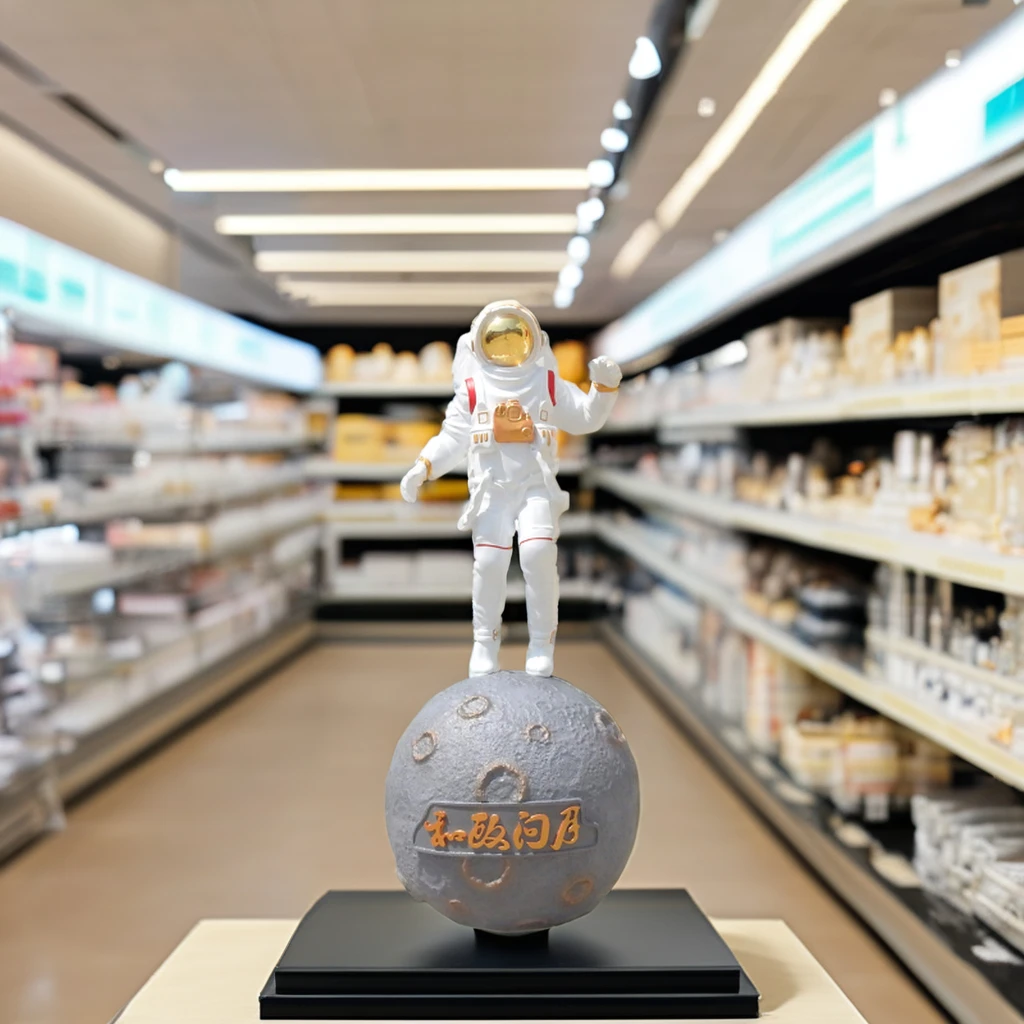 Wholesale Life Size human Astronaut Figurine Resin Spaceman Statue Fiberglass Astronaut Sculpture For Interior Decoration