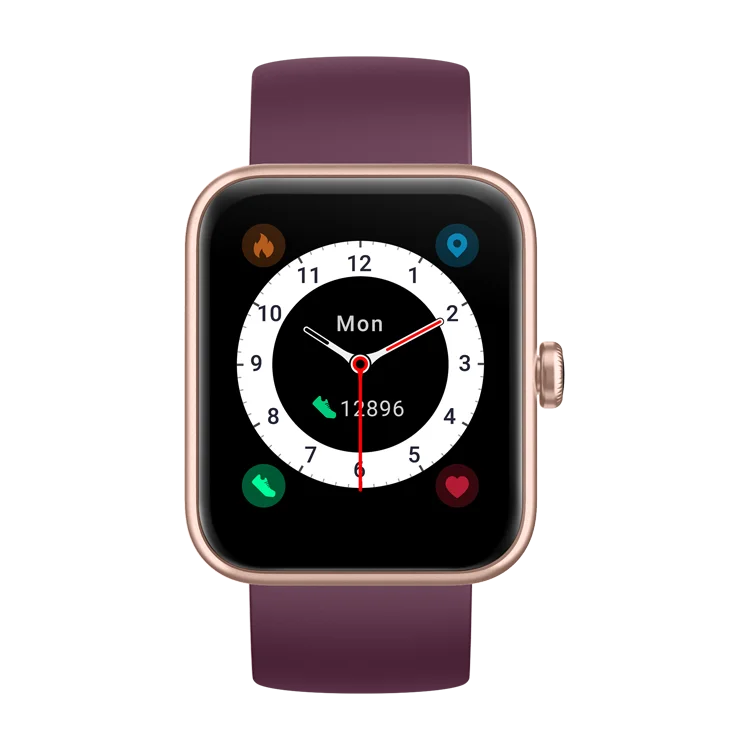 Custom size colorful rfid health smart watch wristband