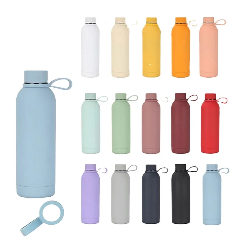 Спортивные вакуумные герметичные бутылки для воды из нержавеющей стали с двойной стенкой 17 унций