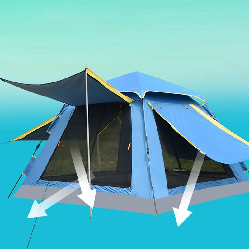 Hot selling professional outdoor camping waterproof automatic retractable tent with custom logo