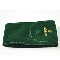 stylish velvet pouch green watch pouch