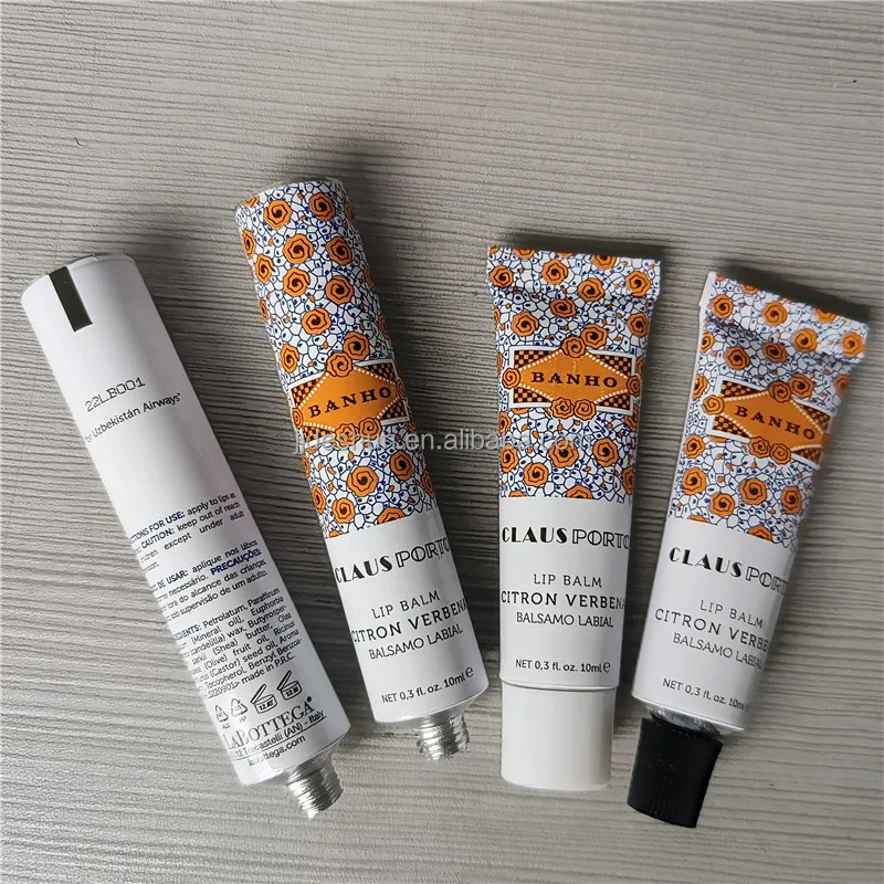 Cosmetics Sample Sack Aluminum Tubes Collapsible Metal Packaging 3g 5g 8g 10g 15g 20g 30g Eyeshadow Cream Shampoo Lipstick