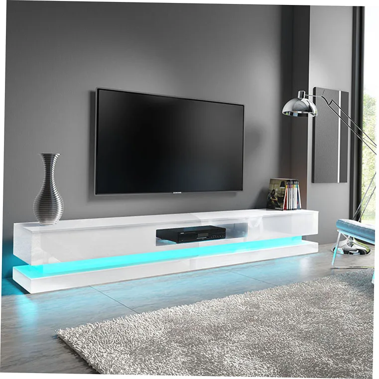 Tv Stand Style India Dubai 180Cm Panel Cabinet For Grass Lcd Light Leg 120Cm Combo Unit Modern Mesa Blanca Luxury Hebei Wooden