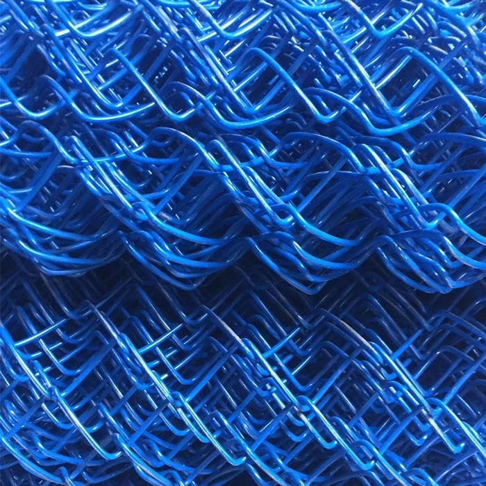 Plastic Coated Green Black Blue Hot-dip Galvanized 6ft high chain link fencing how much