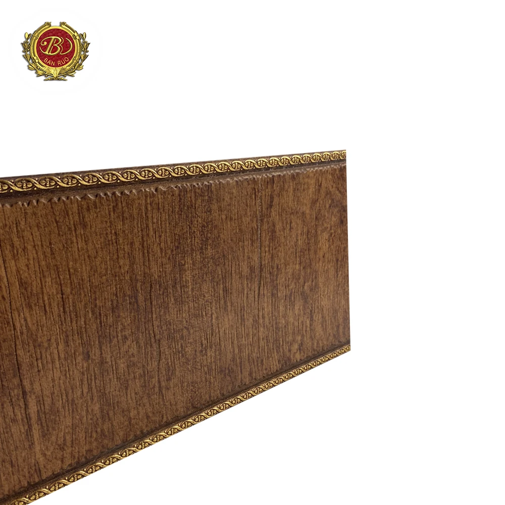 Banruo New Arrival Decorative Polystyrene Flat Molding Chair Rail Picture Frame Molding Crown Molding