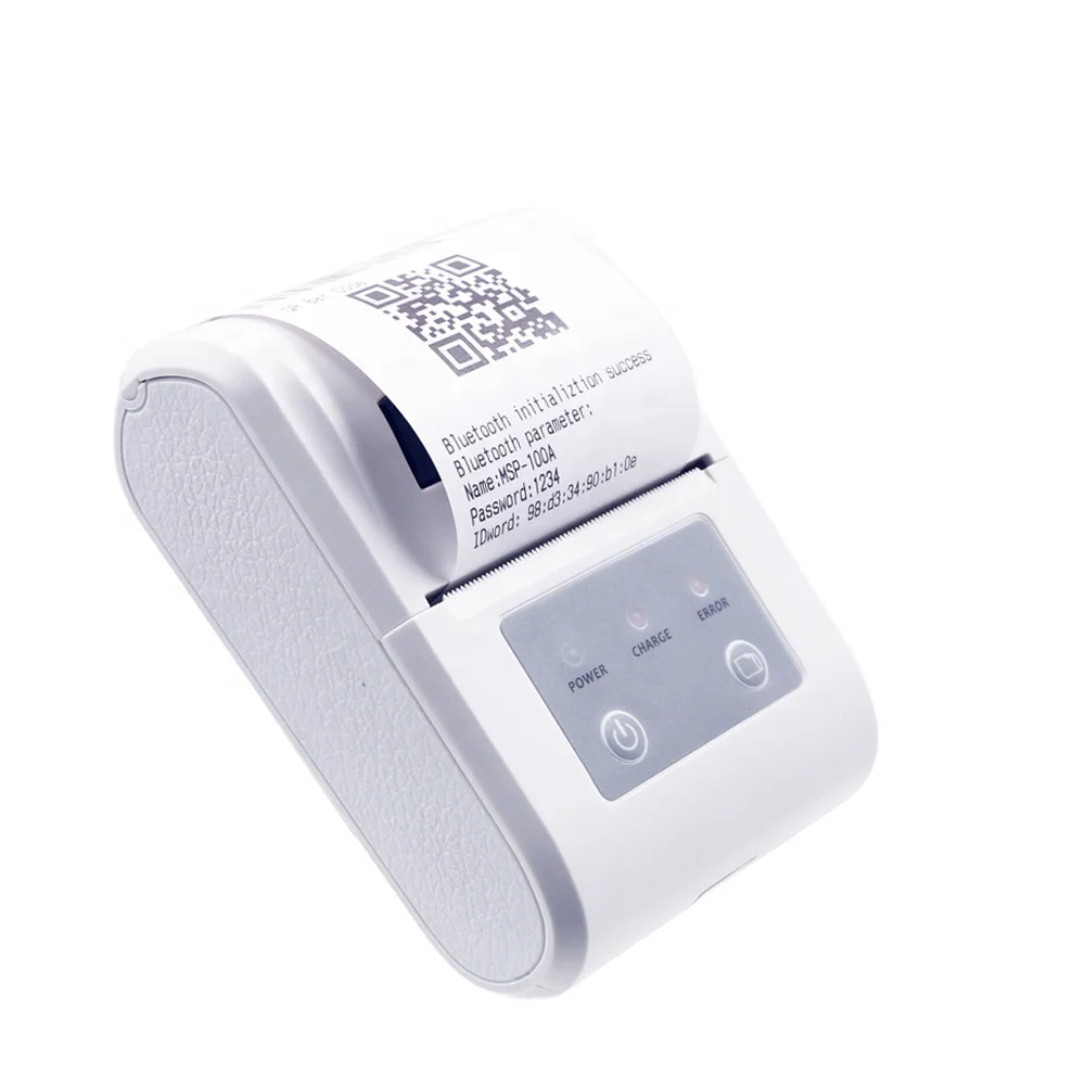 Thermal Printer Paper 4x6 Portable Wireless POS Label Printing Machine Matrix Dot Express Waybill Barcode Thermal Printer