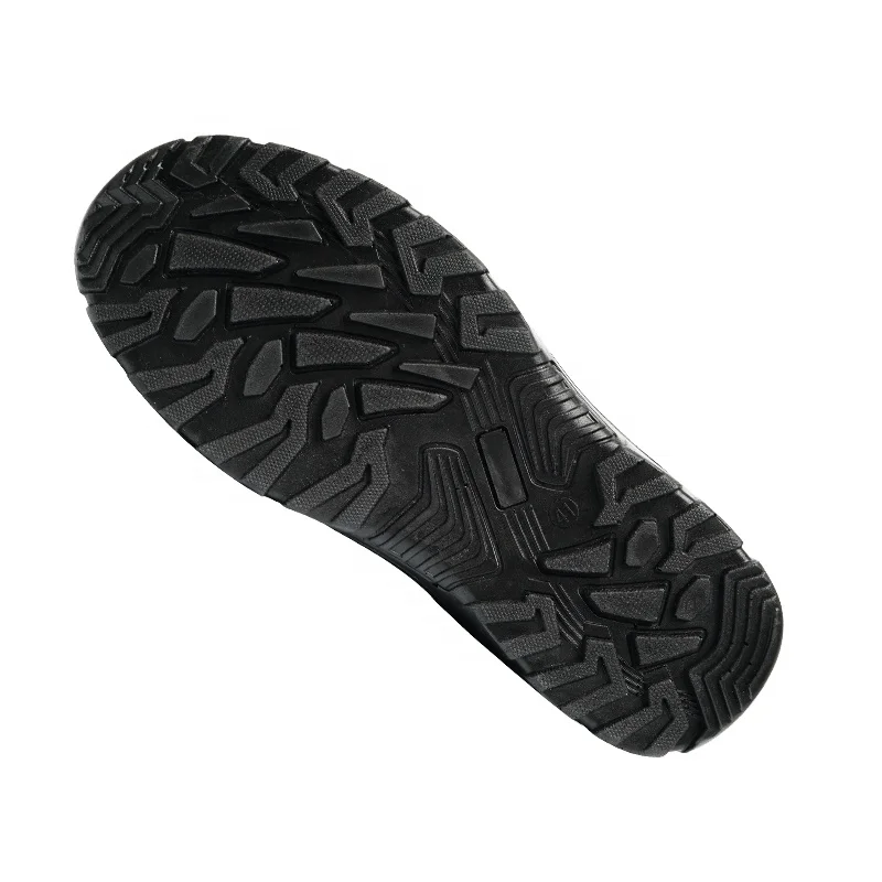 3015 Custom Steel Toe Shoes Leather Rubber Sole Puncture Resistant Work Safety Shoes