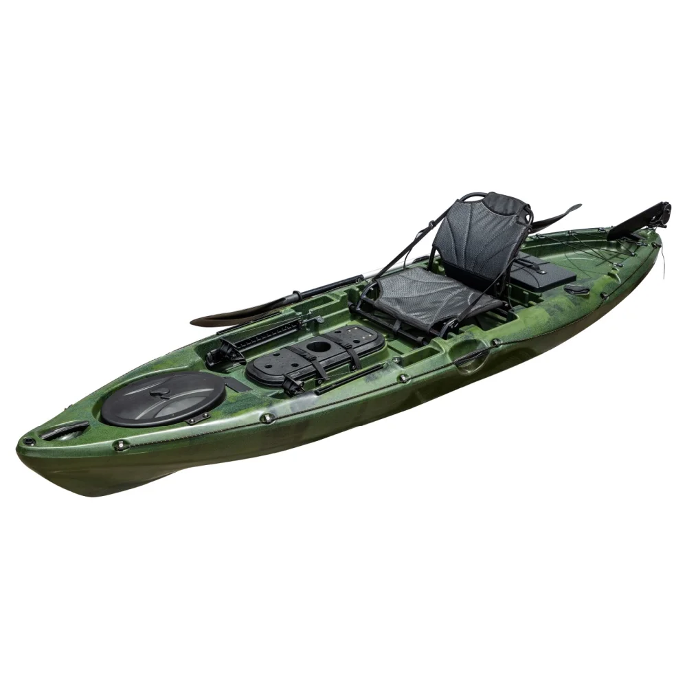 LSF 3.3m Single Seat fishing kayak with motor electric LLDPE plastic fishing kayak pro angler for sale