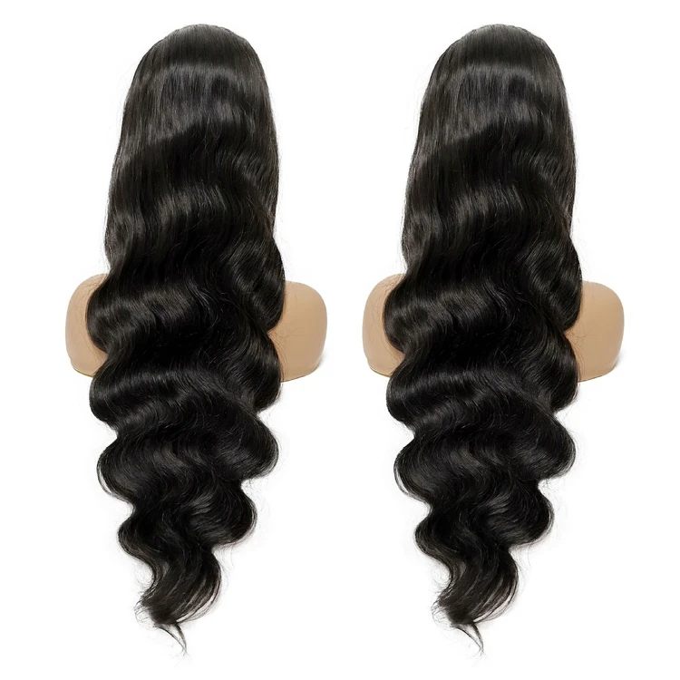CLEMENTINE good quality Brazilian supple stylish 13*4 body wave lace front long wigs for black women
